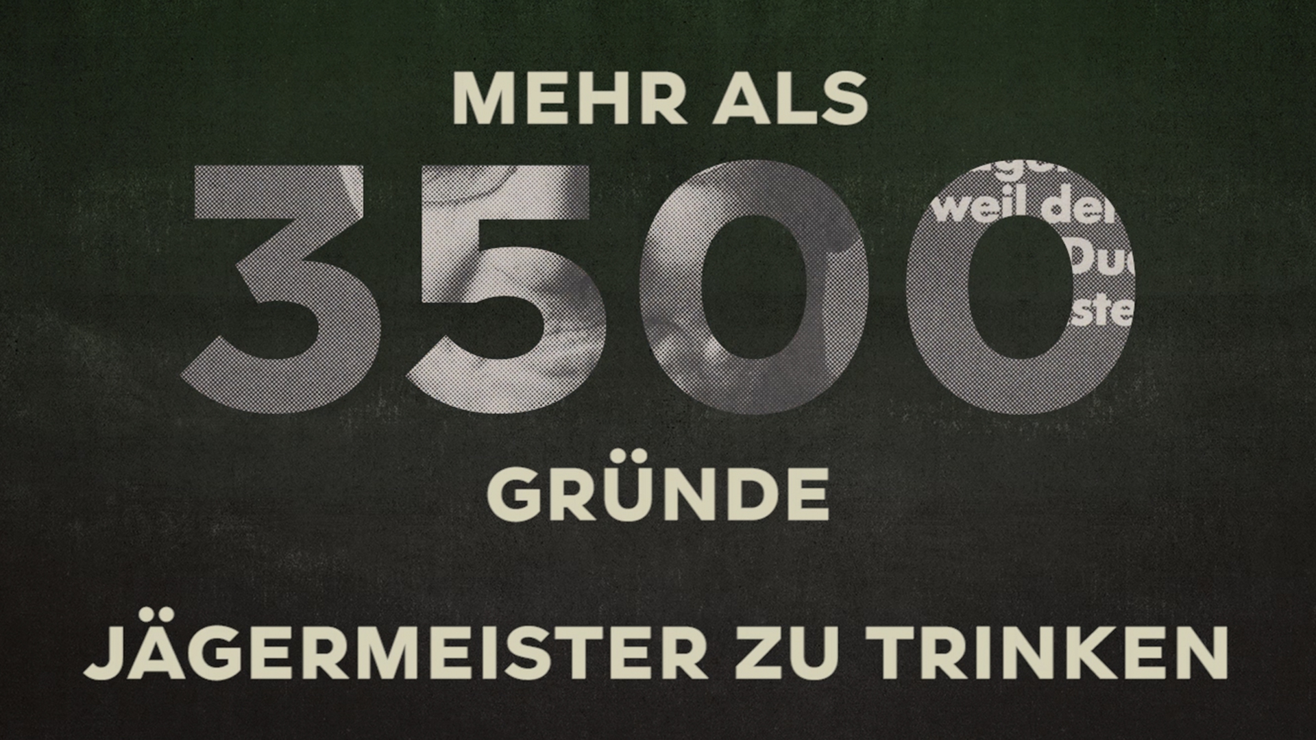 Jägermeister – Animationen, Manifest und Plakate